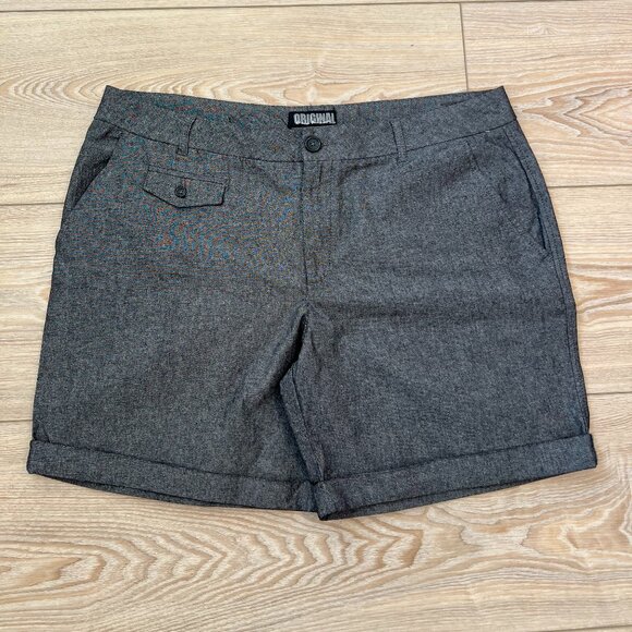 ☀️ Dive into Summer Style: Nicole Miller Blue Cotton Shorts! 100% Cotton - Picture 1 of 12